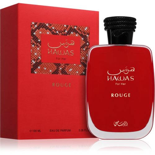 Hawas Rouge Eau de Parfum para mujer 100 ml - Rasasi - Modalova