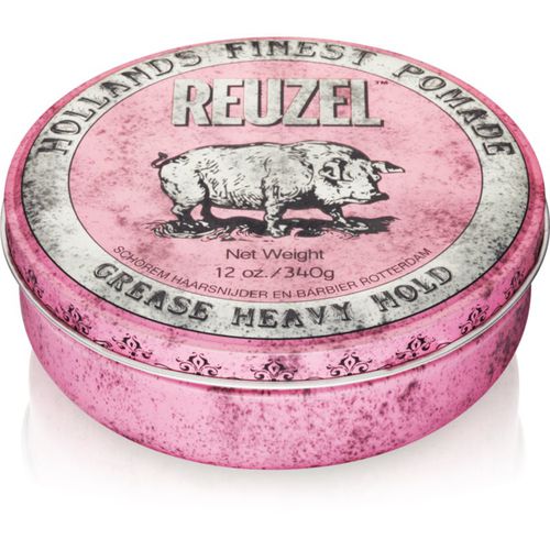 Hollands Finest Pomade Grease pomata per capelli fissaggio forte 340 g - Reuzel - Modalova