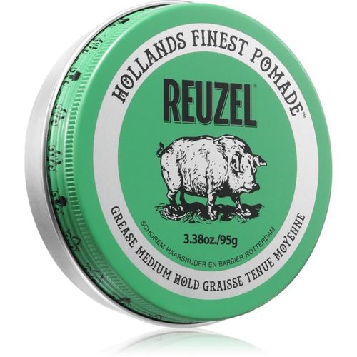 Green Grease Medium Hold pomada para el cabello 95 g - Reuzel - Modalova