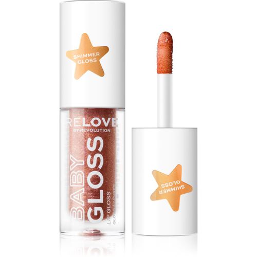 Baby Gloss Shimmer brillo de labios con purpurina tono Pink Tulle 1.8 ml - Revolution Relove - Modalova