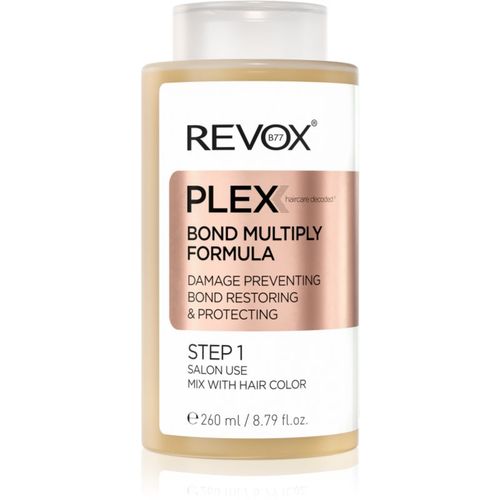 PLEX Bond Multiply Formula. Step 1 cuidado protector para cabello dañado, químicamente tratado 260 ml - Revox B77 - Modalova