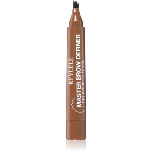 Master Brow Definer 4 Tips Eyebrow Pencil pincel de precisión para cejas tono Light 2.2 ml - Revuele - Modalova