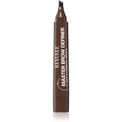 Master Brow Definer 4 Tips Eyebrow Pencil pincel de precisión para cejas tono Medium 2.2 ml - Revuele - Modalova