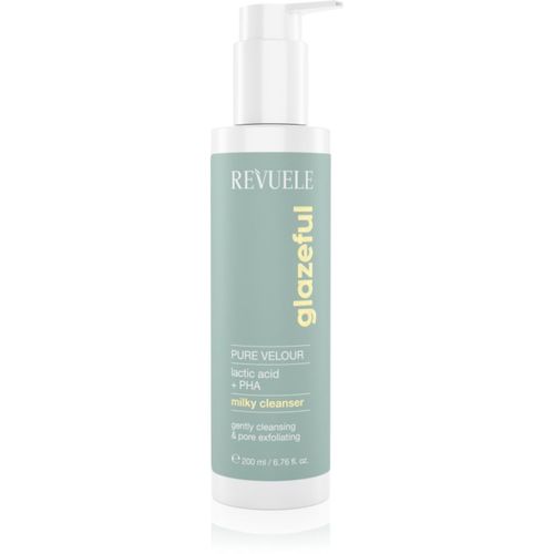 Glazeful Milky Cleanser Pure Velour leche suave limpiadora con efecto exfoliante 200 ml - Revuele - Modalova