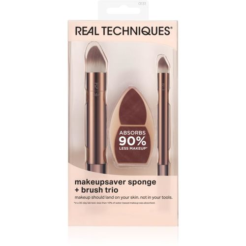 Makeup Saver Brush Trio set de brochas - Real Techniques - Modalova