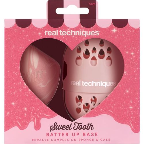 Sweet Tooth Better Up Base esponja de maquillaje + funda - Real Techniques - Modalova