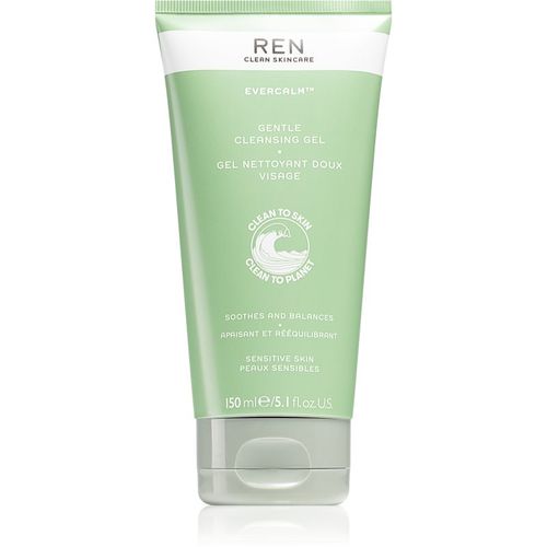 Evercalm Gentle Cleansing Gel gel detergente delicato per pelli sensibili e irritate 150 ml - REN - Modalova