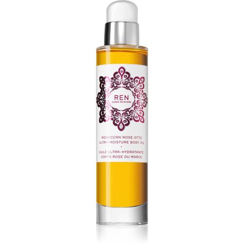 Moroccan Rose feuchtigkeitsspendendes Körperöl mit Rosenduft 100 ml - REN - Modalova