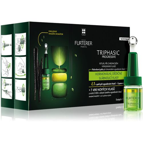 Triphasic Progressive cuidado completo para la pérdida de cabello 8x5,5 ml - René Furterer - Modalova