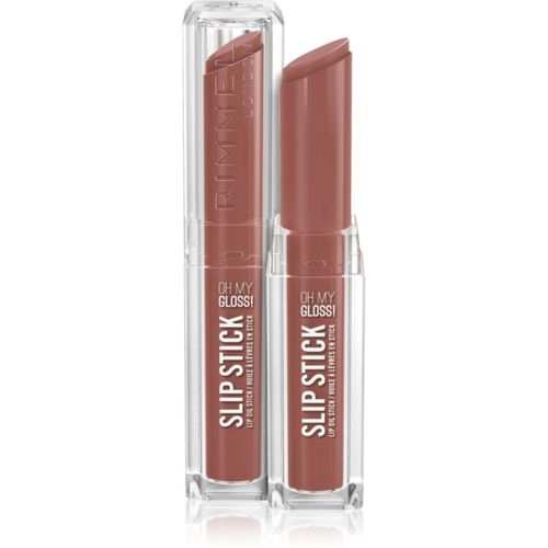Stay Glossy gloss labial para labios tono CAPPUCCINO DEEP 3.4 g - Rimmel - Modalova