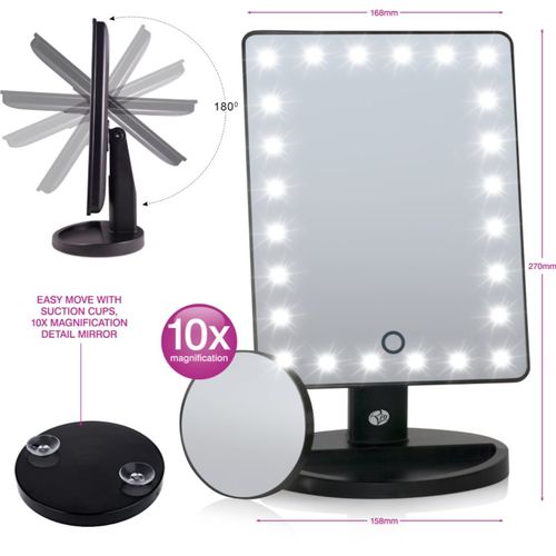 LED Mirror espejo de maquillaje con iluminación LED 1 ud - RIO - Modalova
