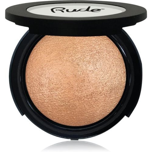 Baked Highlighter illuminante compatto in polvere colore Pixie Dust 10 g - Rude Cosmetics - Modalova