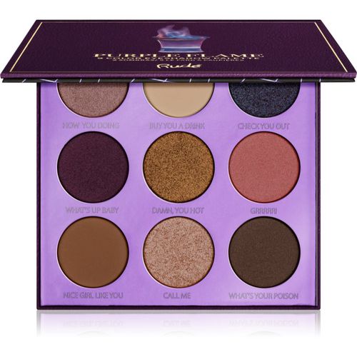 Cocktail Party 9 Shades palette di ombretti colore Purple Flame 11,25 g - Rude Cosmetics - Modalova