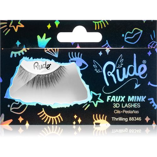 Essential Faux Mink 3D Lashes Klebewimpern Typ Thrilling 2 St - Rude Cosmetics - Modalova