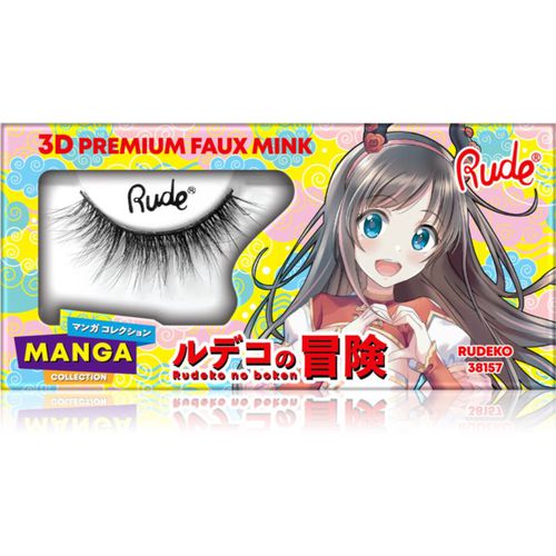 Manga Collection 3D Premium Faux Mink ciglia finte tipo Rudeko 2 pz - Rude Cosmetics - Modalova