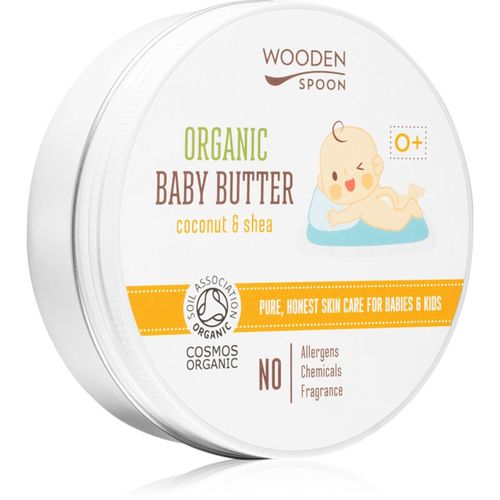 Organic Coconut & Shea manteca corporal para bebé lactante 100 ml - WoodenSpoon - Modalova