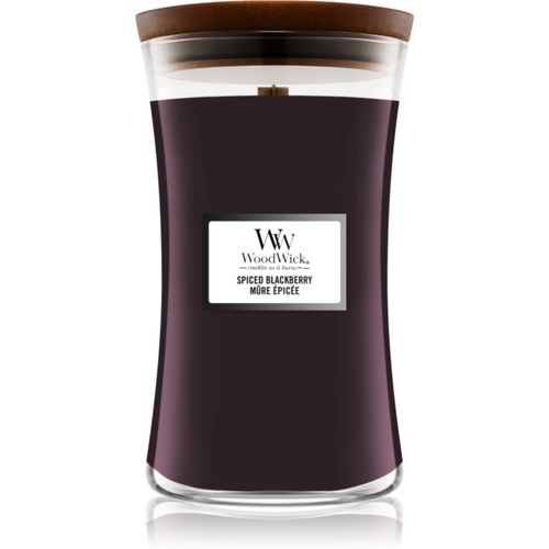 Spiced Blackberry candela profumata con stoppino in legno 609,5 g - Woodwick - Modalova