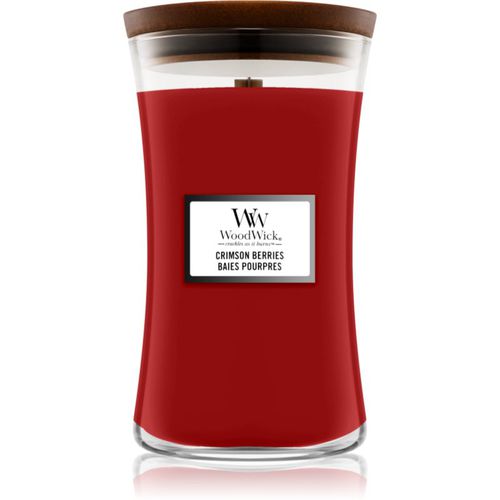 Crimson Berries candela profumata con stoppino in legno 610 g - Woodwick - Modalova