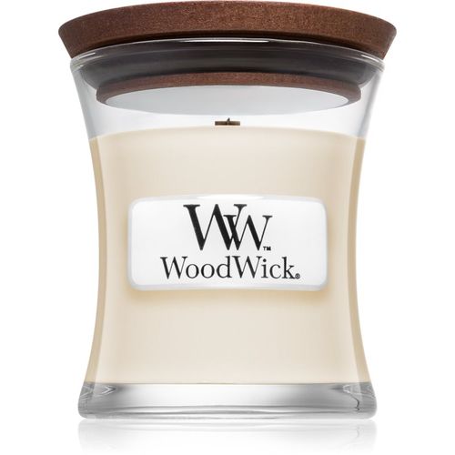 White Tea & Jasmine vela perfumada con mecha de madera 85 g - Woodwick - Modalova