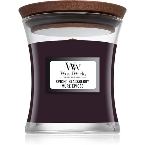 Spiced Blackberry candela profumata con stoppino in legno 85 g - Woodwick - Modalova