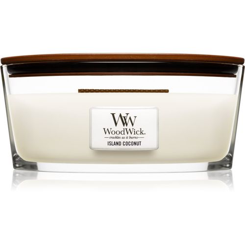 Island Coconut candela profumata con stoppino in legno (hearthwick) 453 g - Woodwick - Modalova