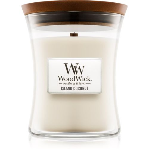 Island Coconut candela profumata con stoppino in legno 275 g - Woodwick - Modalova