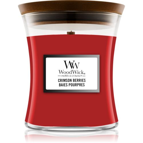 Crimson Berries candela profumata con stoppino in legno 85 g - Woodwick - Modalova