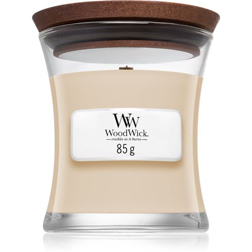 White Honey Miel Blanc candela profumata con stoppino in legno 85 g - Woodwick - Modalova