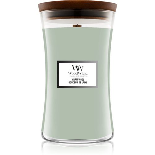 Warm Wool candela profumata con stoppino in legno 610 g - Woodwick - Modalova