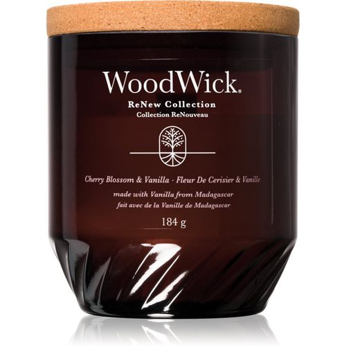 Cherry Blossom & Vanilla candela profumata con stoppino in legno 184 g - Woodwick - Modalova