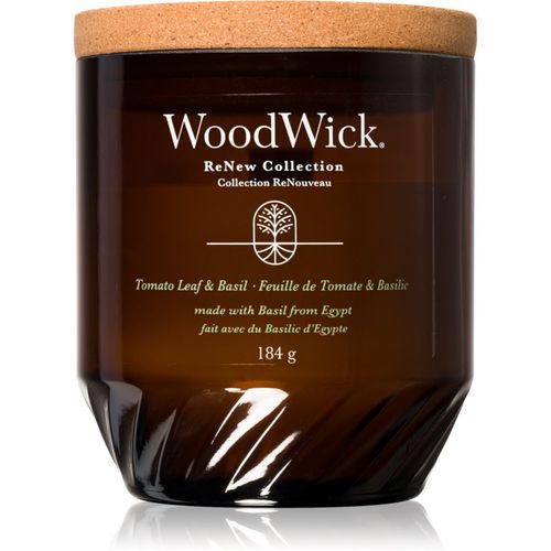 Tomato Leaf & Basil vela perfumada 184 g - Woodwick - Modalova