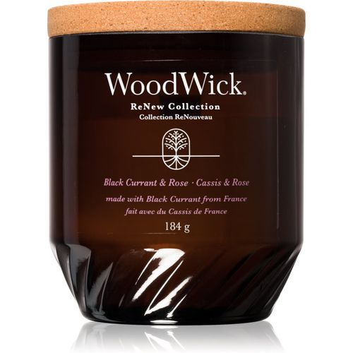 Black Currant & Rose candela profumata 184 g - Woodwick - Modalova