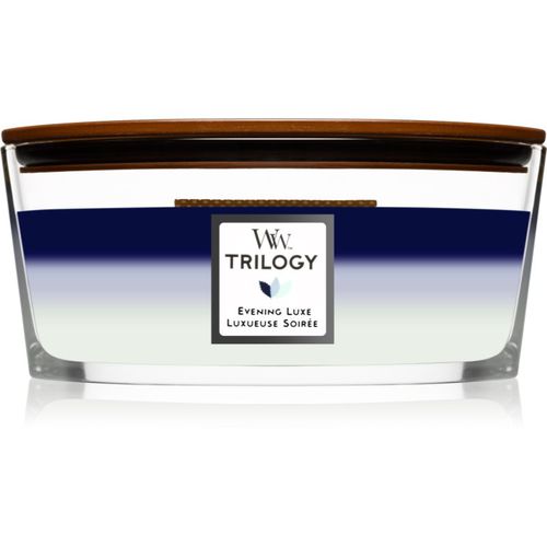 Trilogy Evening Luxe candela profumata con stoppino in legno (hearthwick) 453,6 g - Woodwick - Modalova