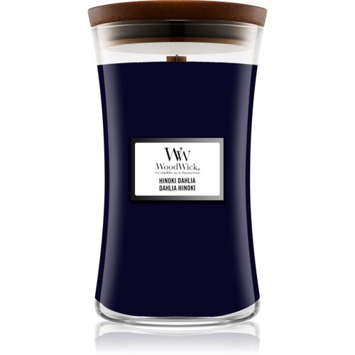 Hinoki Dahlia vela perfumada con mecha de madera 610 g - Woodwick - Modalova