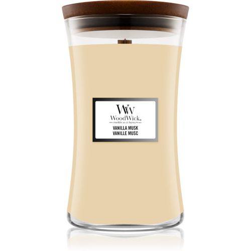 Vanilla Musk candela profumata 610 g - Woodwick - Modalova