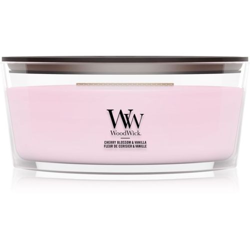 Cherry Blossom & Vanilla vela perfumada con mecha de madera 453.6 g - Woodwick - Modalova