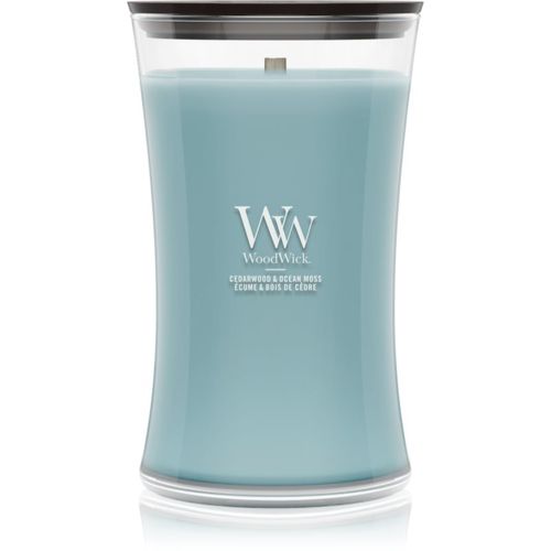 Cedarwood & Ocean Moss vela perfumada con mecha de madera 610 g - Woodwick - Modalova
