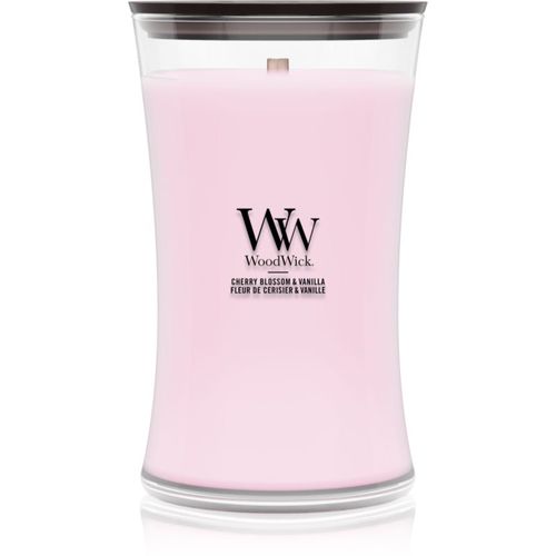 Cherry Blossom & Vanilla vela perfumada con mecha de madera 610 g - Woodwick - Modalova