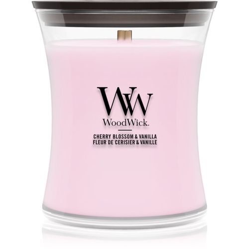 Cherry Blossom & Vanilla vela perfumada con mecha de madera 275 g - Woodwick - Modalova
