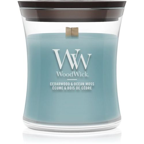 Cedarwood & Ocean Moss vela perfumada con mecha de madera 85 g - Woodwick - Modalova