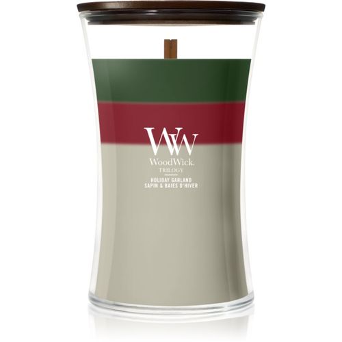Trilogy Holiday Garland vela perfumada con mecha de madera 610 g - Woodwick - Modalova