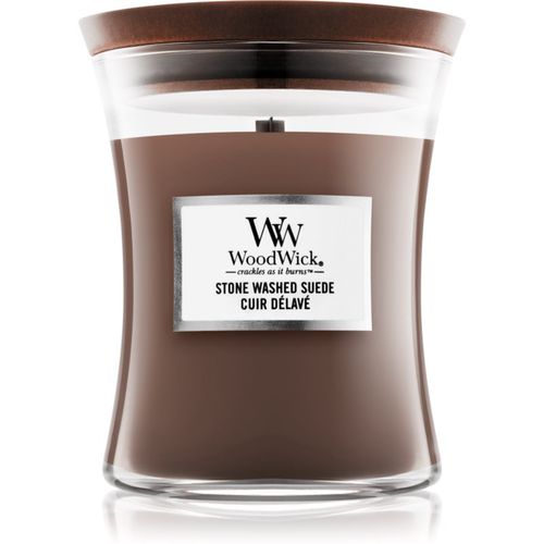 Stone Washed Suede candela profumata con stoppino in legno 275 g - Woodwick - Modalova