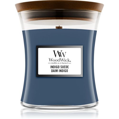 Indigo Suede Duftkerze mit Holzdocht 275 g - Woodwick - Modalova