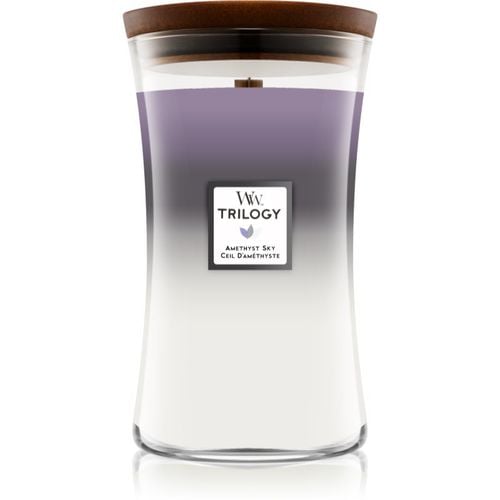 Trilogy Amethyst Sky candela profumata con stoppino in legno 609,5 g - Woodwick - Modalova