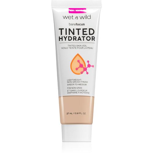 Bare Focus Tinted Hydrator fluido con color para unificar el tono de la piel tono Fair 27 ml - Wet n Wild - Modalova