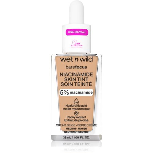 Bare Focus Niacinamide Skin Tint fondotinta idratante leggero colore Cream Beige 32 ml - Wet n Wild - Modalova