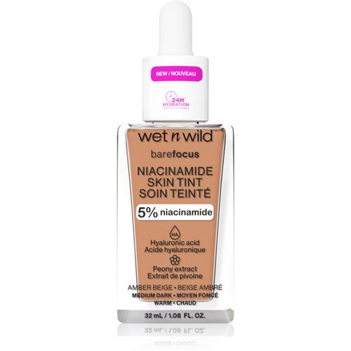 Bare Focus Niacinamide Skin Tint fondotinta idratante leggero colore Amber Beige 32 ml - Wet n Wild - Modalova