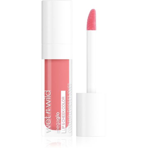 MegaGlo rossetto in crema per labbra e guance colore Rosy Romance 6,5 ml - Wet n Wild - Modalova