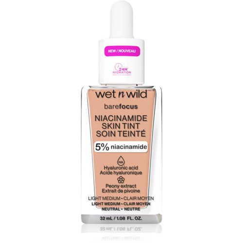 Bare Focus Niacinamide Skin Tint leichtes feuchtigkeitsspendendes Make up Farbton Light Medium 32 ml - Wet n Wild - Modalova