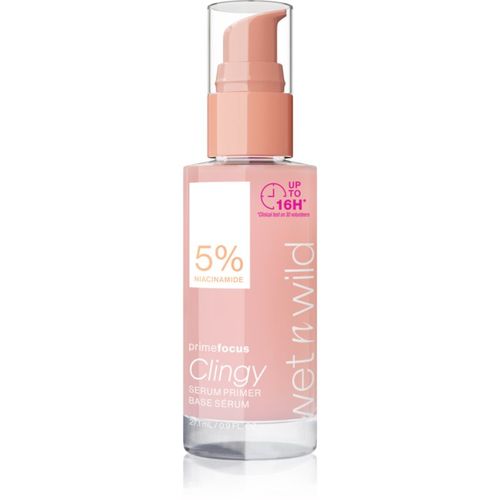 PrimeFocus Clingy Serum Primer prebase de maquillaje de larga duración 27.1 ml - Wet n Wild - Modalova